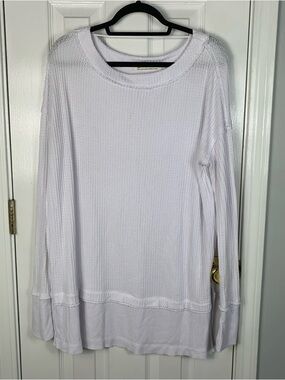 Free People North Shore Thermal Tunic Top Size Small